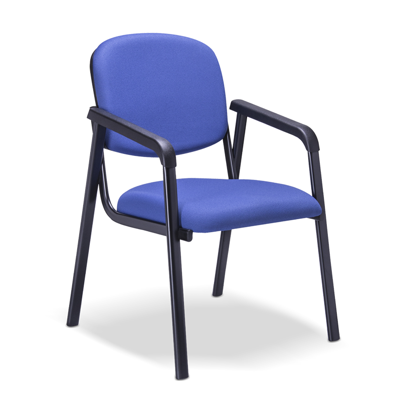 SILLA PARA VISITANTE GRAN CONFORT CON BRAZOS RE-1090