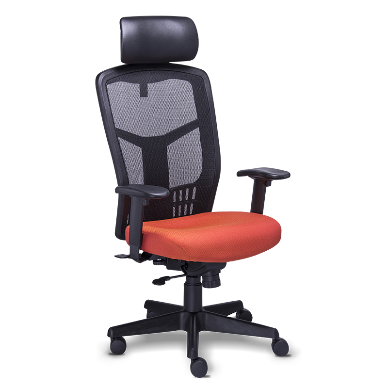 SILLON EJECUTIVO EN MESH CON CABECERA